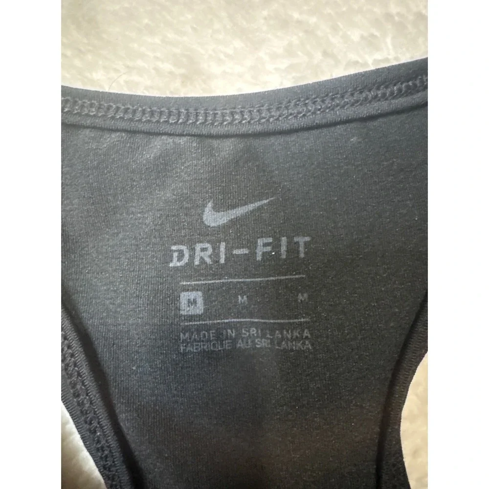 Nike Tank Top Kids Medium Black Excellent Dri-FIT Racerback Athletic Shirt